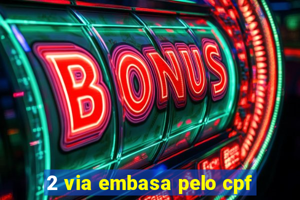 2 via embasa pelo cpf